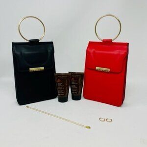 6 piece set- 2 handbags, necklace, earrings and 2 Vita Liberata Tanning Elixir